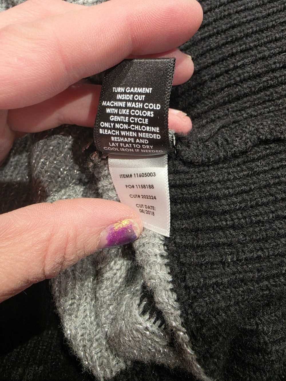 Torrid Black Crewneck Sweater with Silver Stars Size 2 (18/20) image 7